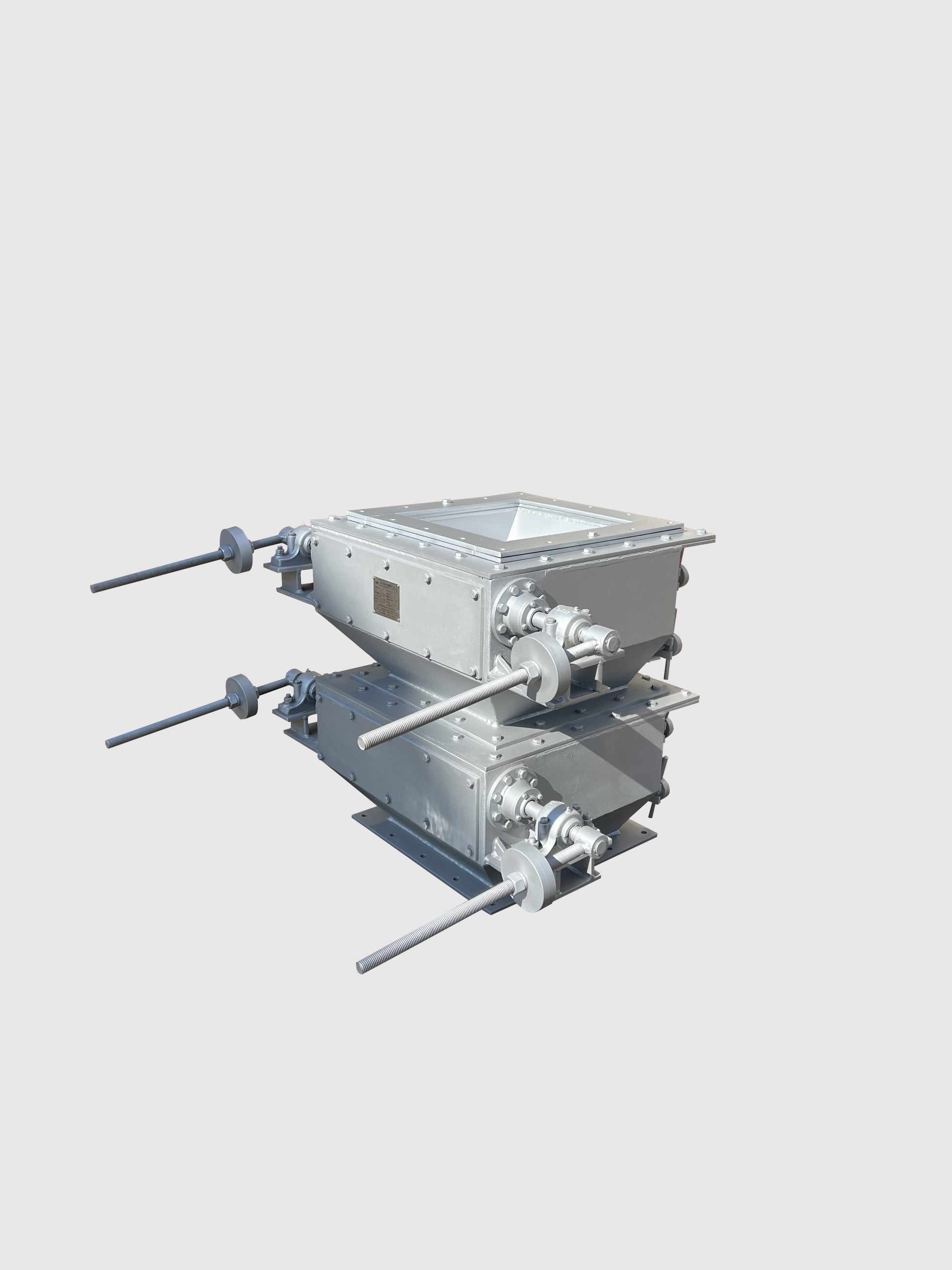 HENT常温双层单门软密封重锤翻板阀