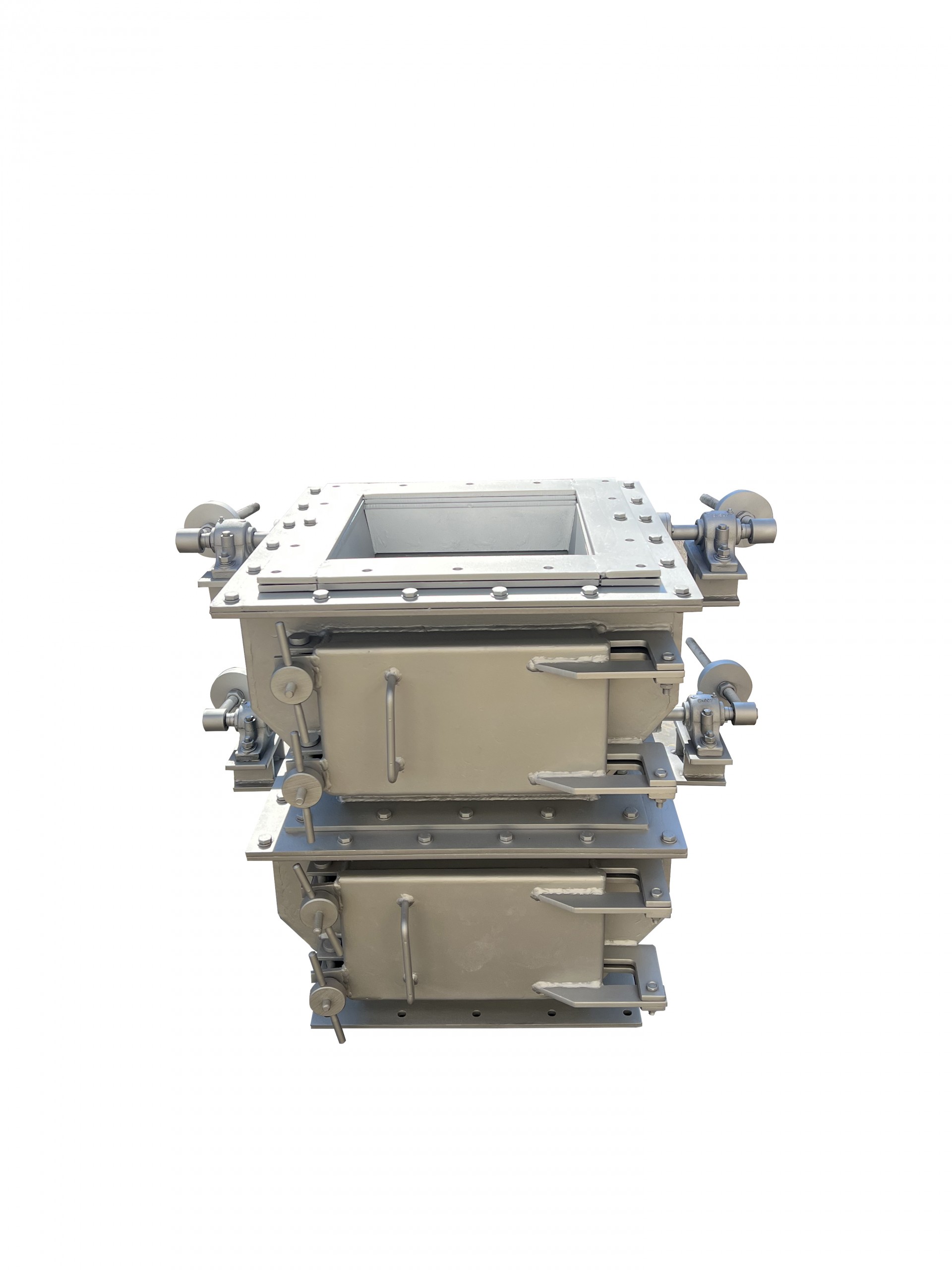 HENT常温双层单门软密封重锤翻板阀